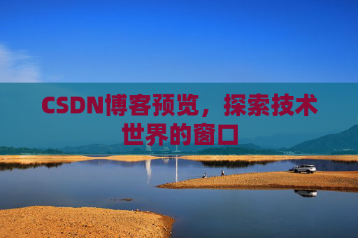 CSDN博客预览,探索技术世界的窗口